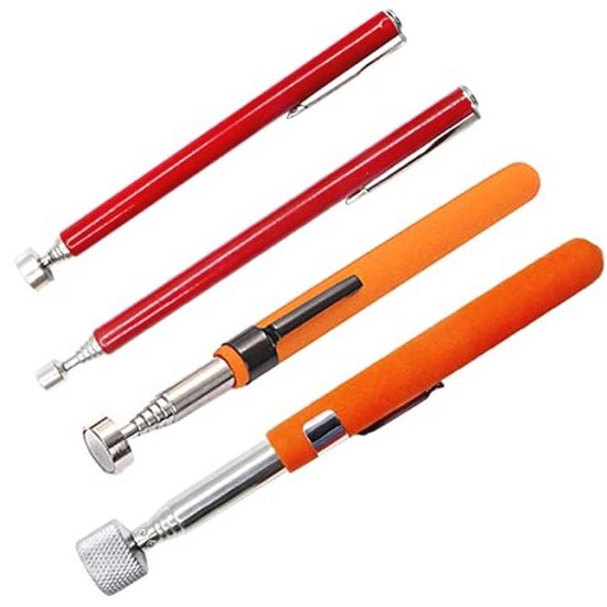 Telescopische Magnetische Pick-Up Tool Set met LED voor Metalen