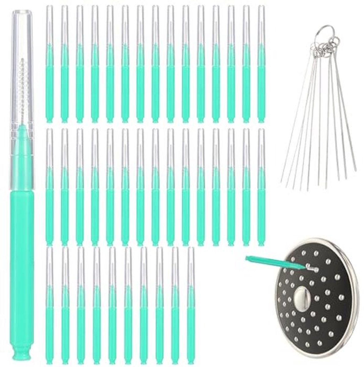 40 Stuks Multifunctionele Reinigingsborstels en Antiverstop Tools