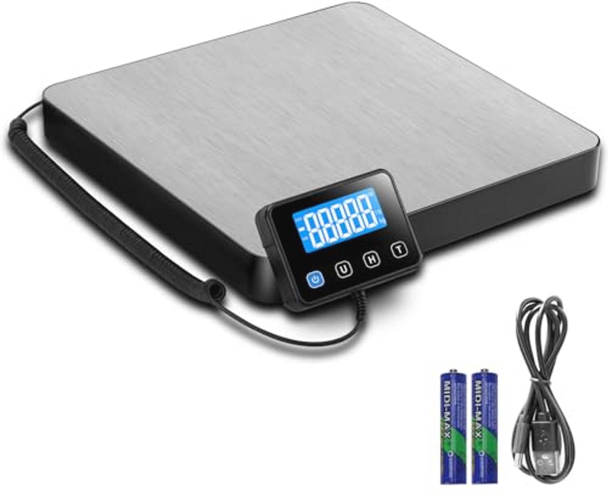 Digitale Pakketweegschaal tot 100 kg met LCD en Tarra-functie