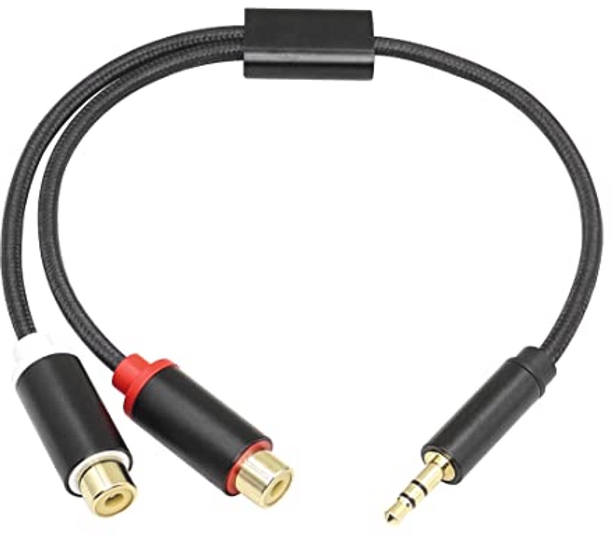 3.5 mm naar RCA Kabel - Stereo Jack naar 2 RCA Verbinding voor Audio Apparaten