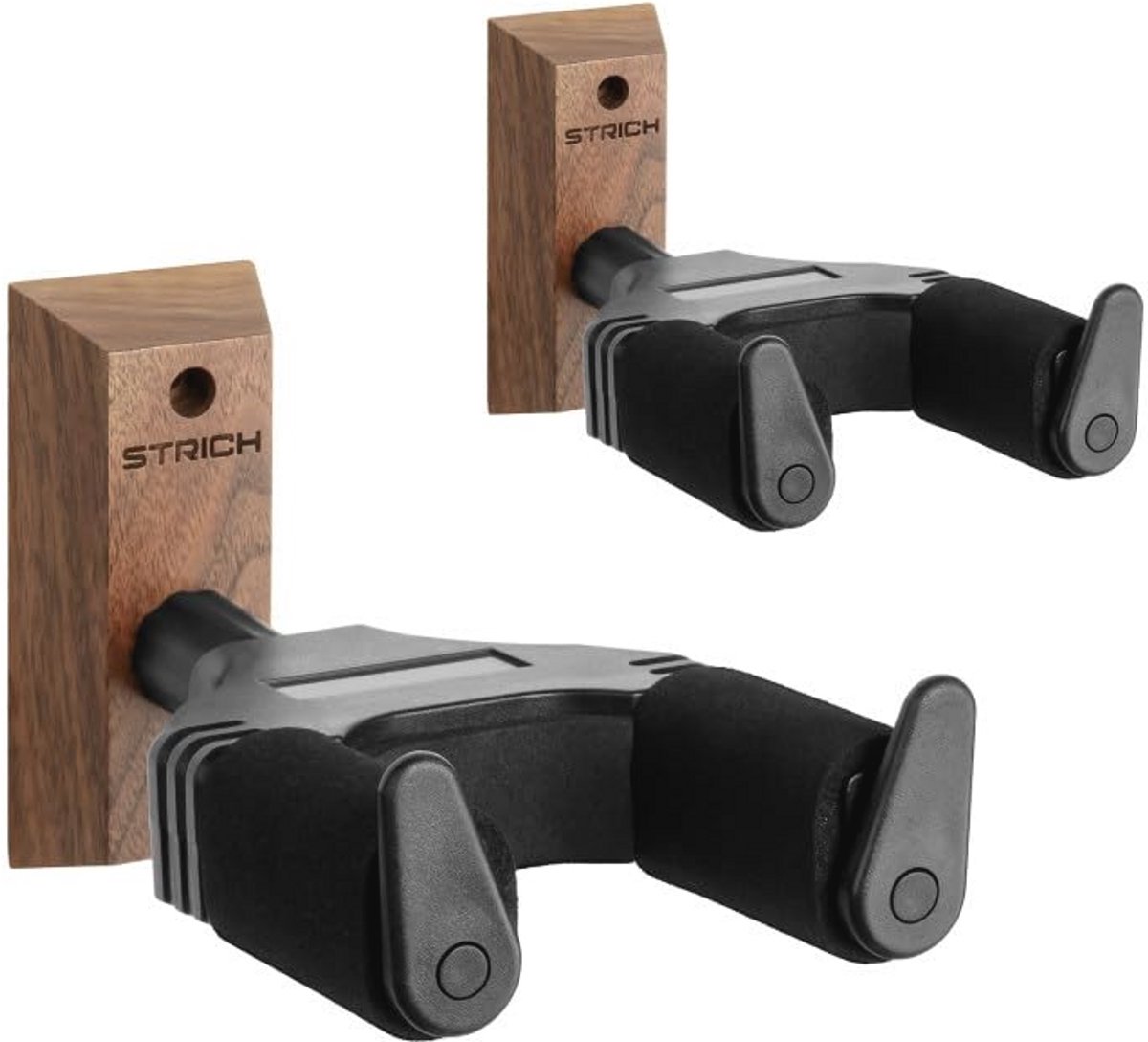 U-vormige gitaar muurbevestiging met auto lock - 2-pack