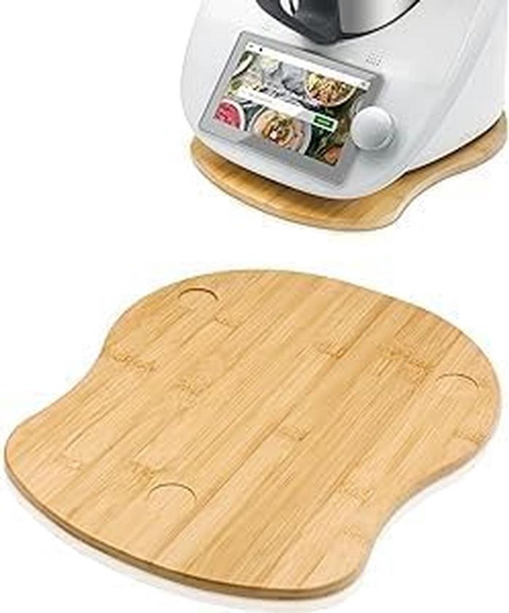 Keukencontainer en glijplank voor Thermomix | Houten accessoires voor keukenmachines