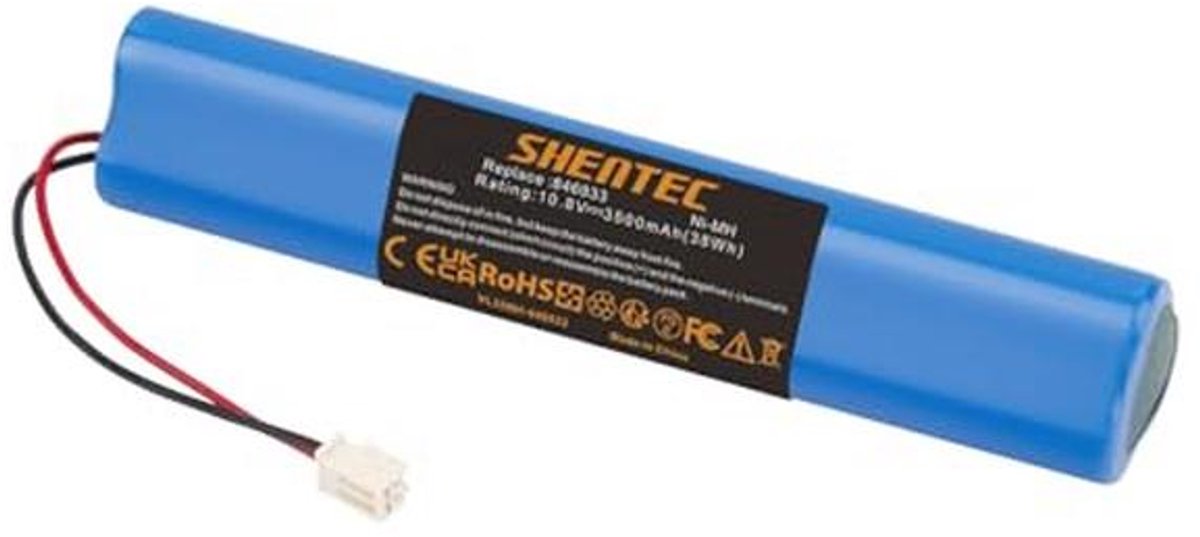 Vervangende 10.8V 3500mAh NI-MH accu voor rolluiken met kabel en stekker