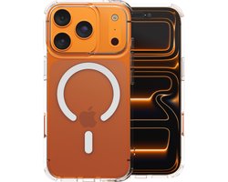 My Case Hoesje – Geschikt voor iPhone 17 Pro Max Transparant - Geschikt voor MagSafe – Slank, Sterk en Shock proof