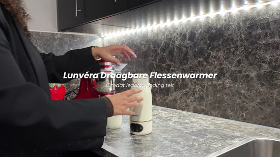 Fijne draadloze Flessenwarmer voor onderweg (Difrax flesjes