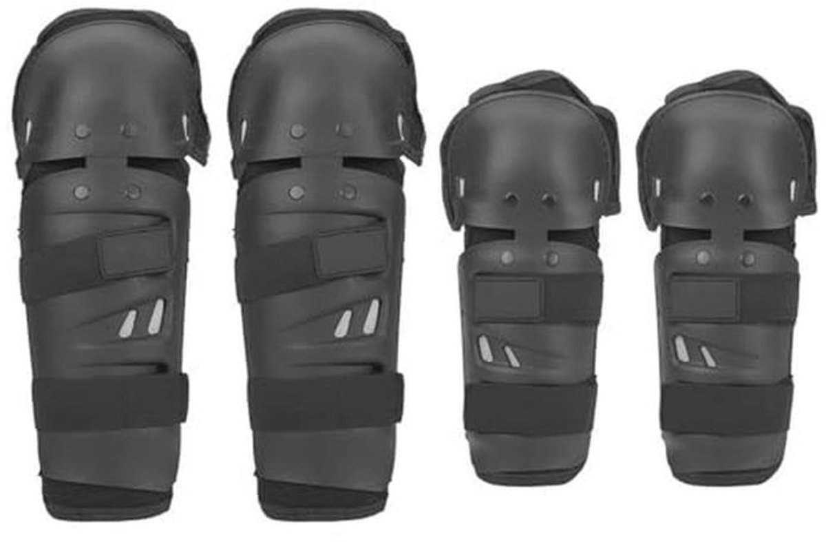 Set van 4 Beschermers voor Motorfiets: Knie- en Elleboogbeschermers voor Veiligheid en Comfort Set van 4 Beschermers voor Motorfiets: Knie- en Elleboogbeschermers voor Veiligheid en Comfort