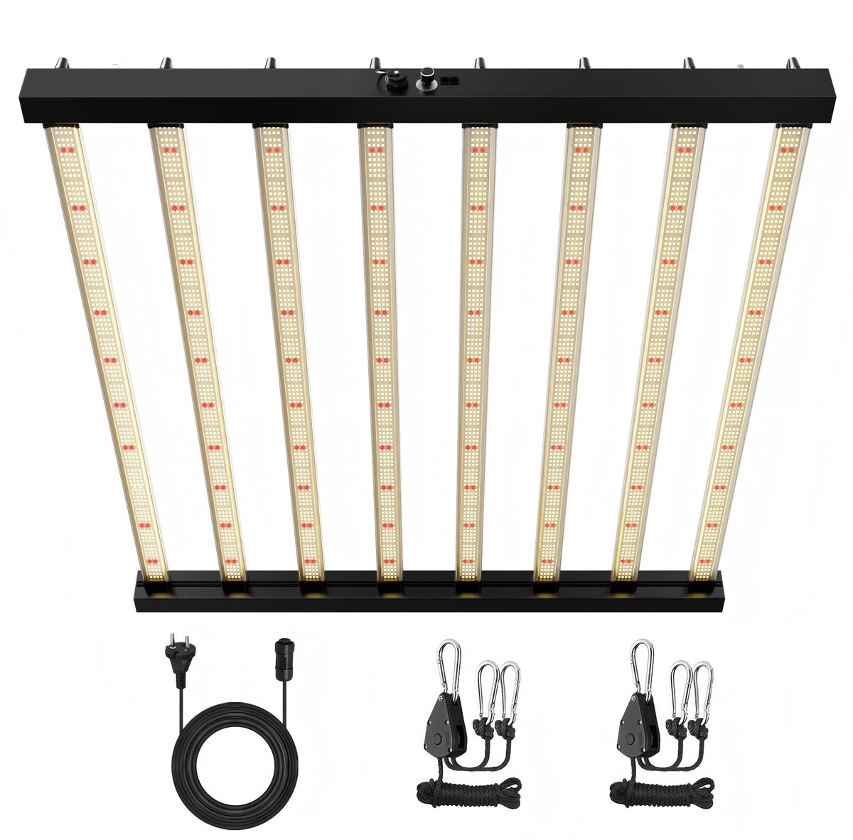 Ibenzoa® Dimbare LED Kweeklampen voor Binnenplanten met Volledig Spectrum en Daisy Chain