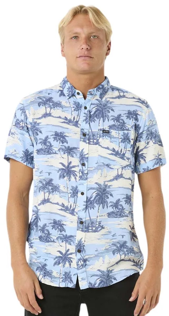 Rip Curl Dreamer Barrel Killa S/S Shirt Sky Blauw