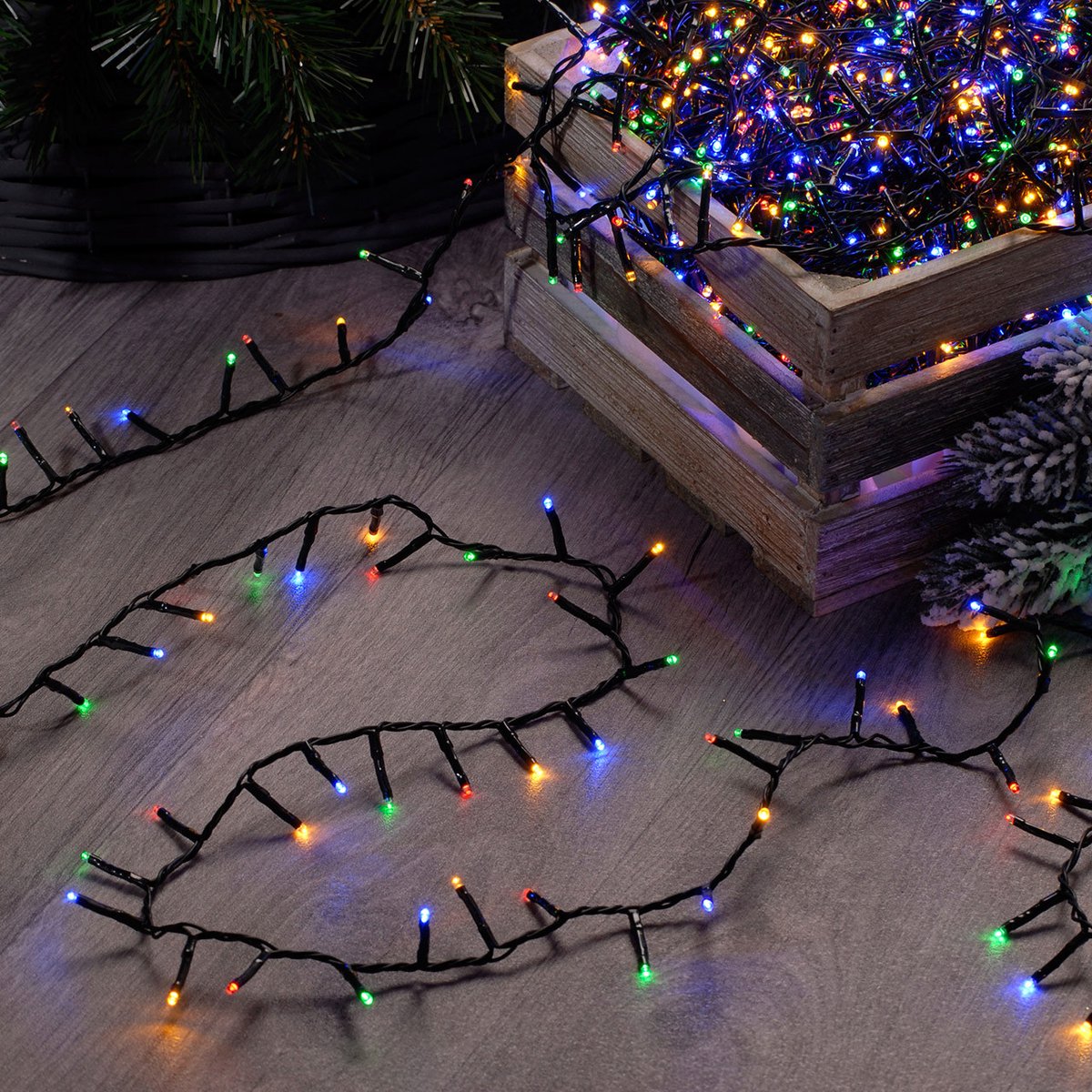 Groenovatie LED Kerstverlichting - 10 Meter - 100 Lampjes - IP44 - RGB Multicolor