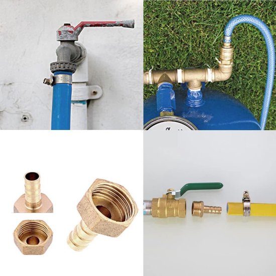 Messing-Fittings für gerade Schlauchverbinder, Wasserrohr