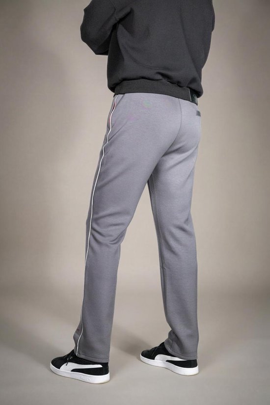 Muscle Up® EliteSoft Straight Pants - Pantalon d'entraînement Homme - Modal Blend - Gris foncé - S