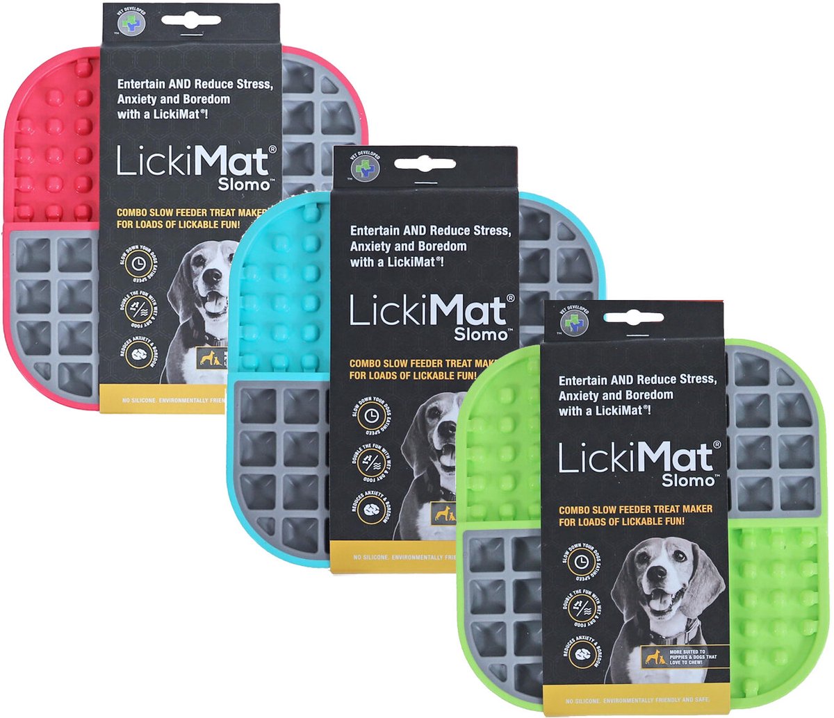 Lickimat likmat Slomo roze voor de hond (20 cm) Per stuk