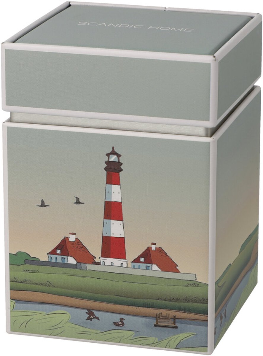 Goebel - Scandic Home | Theedoos Ocean Spirit | Bewaardoos - 11cm - 4 stuks