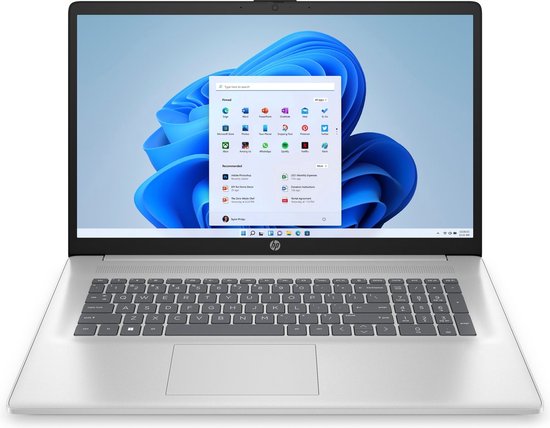 HP 17-cp3618nd AMD Ryzen™ 7 7730U Laptop 43,9 cm (17.3") Full HD 16 GB DDR4-SDRAM 1 TB SSD Wi-Fi 6 (802.11ax) Windows 11 Home Zilver - HP - Hoofdafbeelding