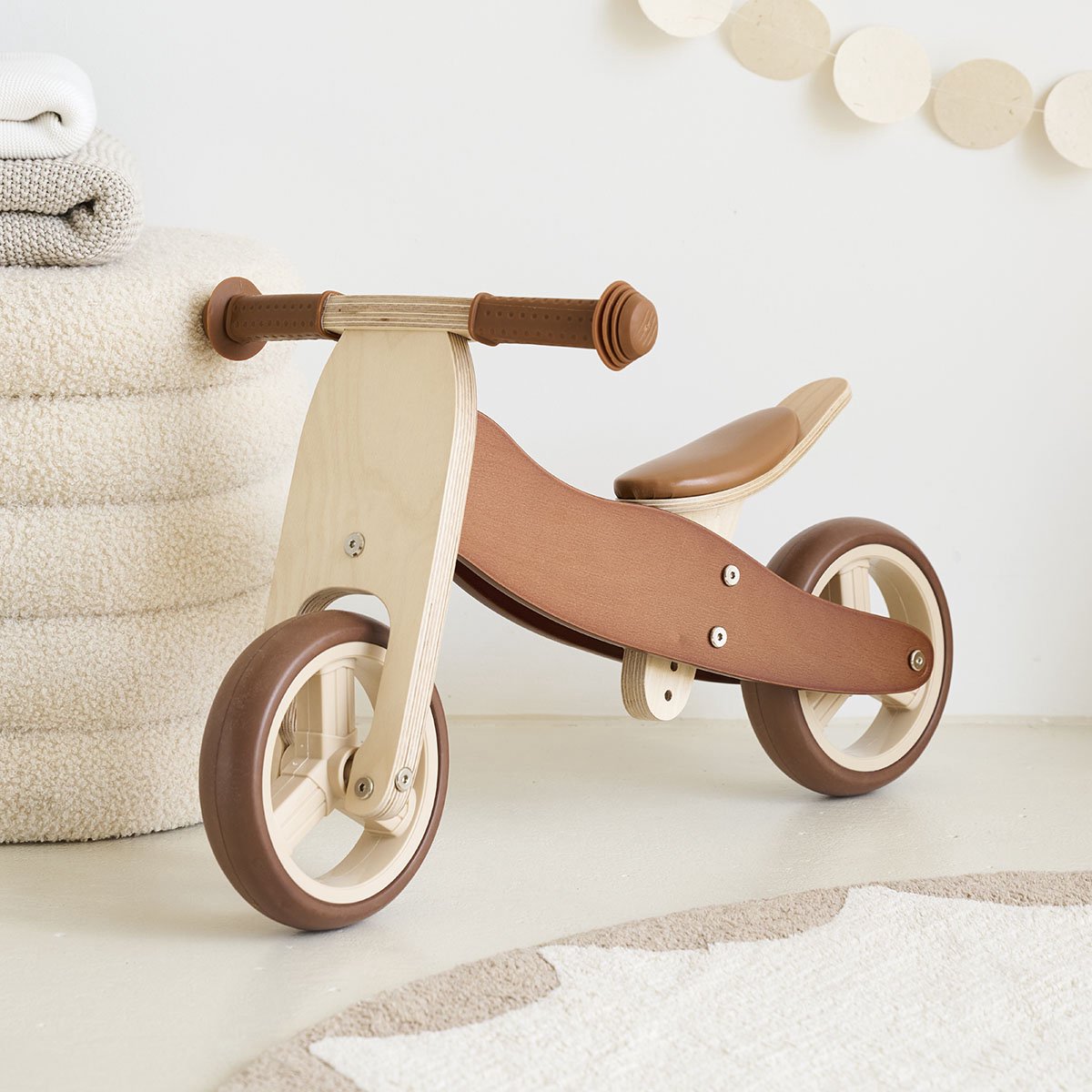Petite Petite Amélie Houten Loopfiets Noyer - 2-in-1 Design thumbnail 6