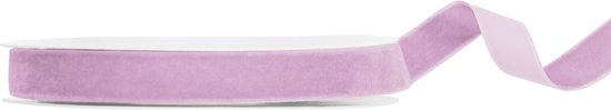 Ruban de velours lilas sur une bobine, 15mm de large.