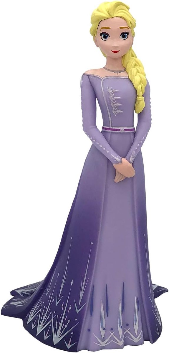Bullyland 13415 – Speelset en verzamelfiguren Frozen met 4 verschillende Elsa-figuren – levensecht en detailrijk vormgegeven – ideaal als taartfiguur of cadeau voor kinderen vanaf 3 jaar — afbeelding 4