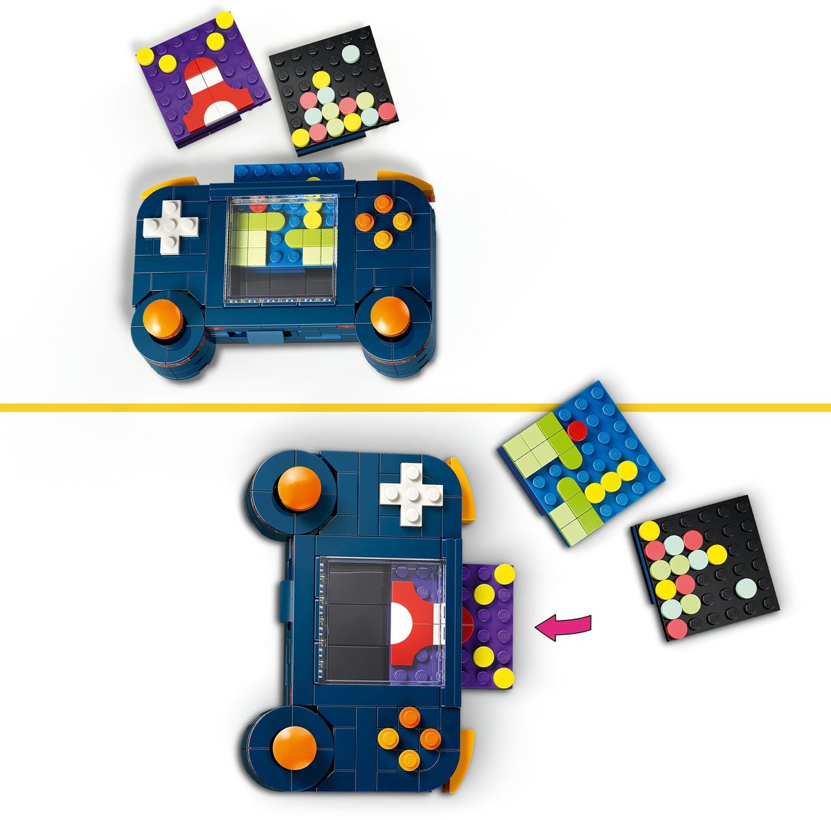LEGO® Creator 3in1 Retro Spelcomputer Speelgoedmodel - Bouw Om tot Desktop of Speelautomaat - 31380 — afbeelding 3