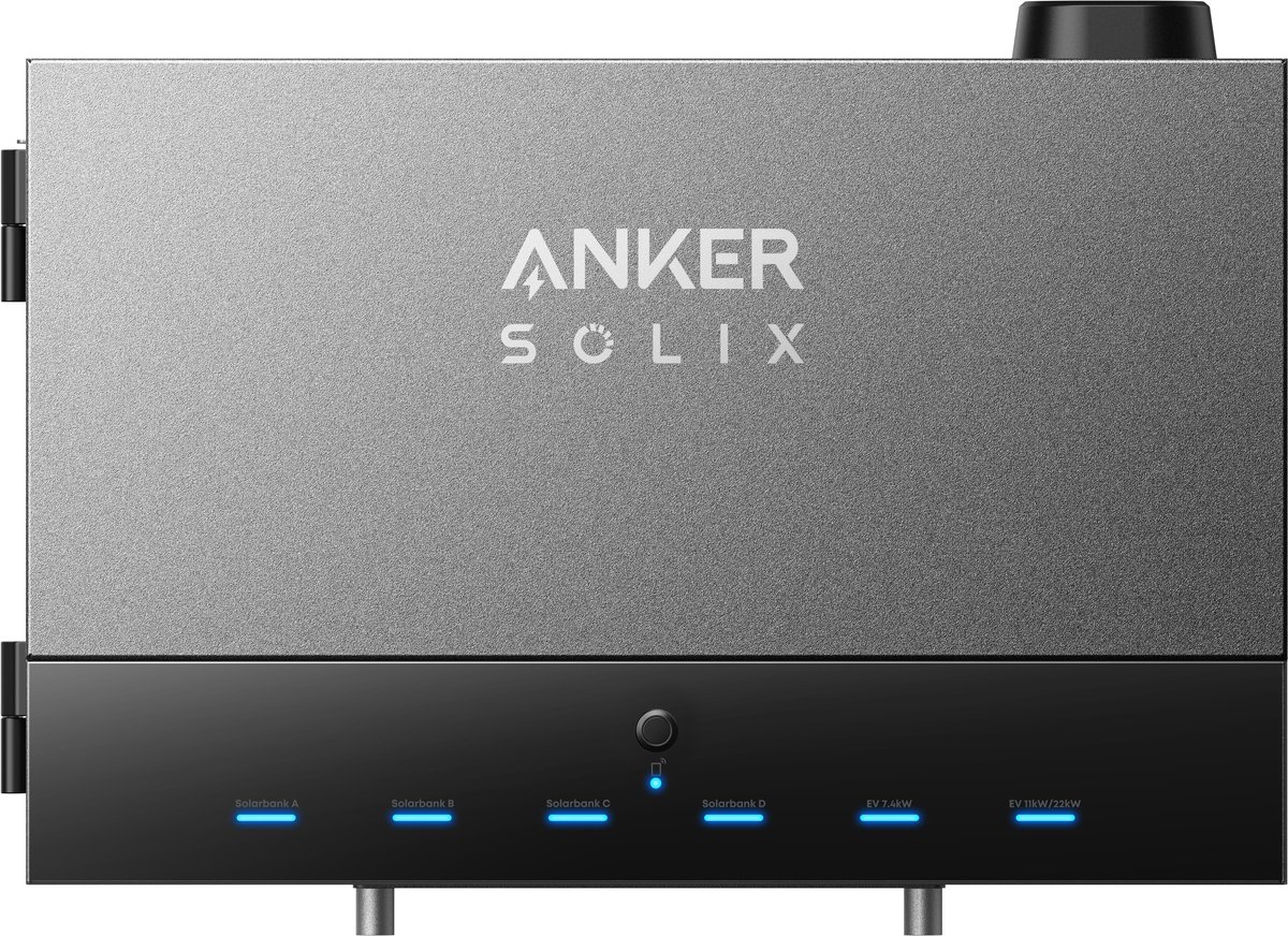 - Anker SOLIX Power Dock – Accessoire – Slim Energiebeheer – Uitbreidbare Functionaliteit – Compact Ontwerp
