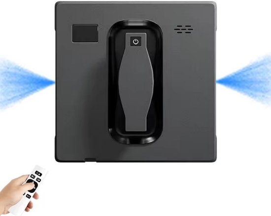 Robot Ramenwasser – Automatische Ruitenreiniger – Bi-directioneel Sproeien – AI Navigatie – Valbeveiliging – App & Afstandsbediening – 2500-3000Pa – 21B – 40ml – Nieuwste Model – Zwart