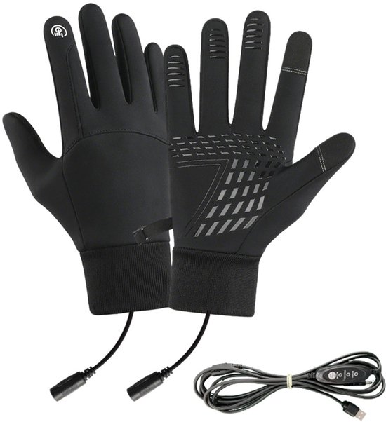 Verwarmde Handschoenen voor Buiten - Thermische Waterdichte Wanten met USB Verwarming voor Fietsen, Skiën en Hardlopen