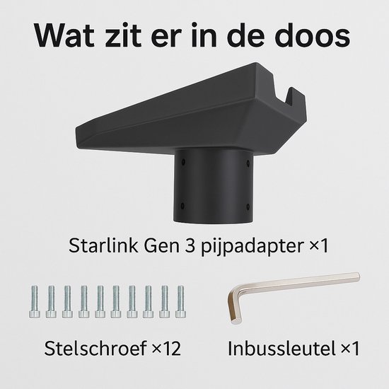 Starlink Gen 3 statiefhouder, verstelbare standaard, draagbare
