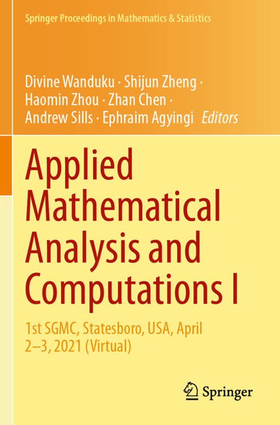 Springer Proceedings in Mathematics & Statistics471- Applied ...