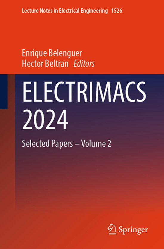 Lecture Notes in Electrical Engineering1526- ELECTRIMACS 202 ... - cover
