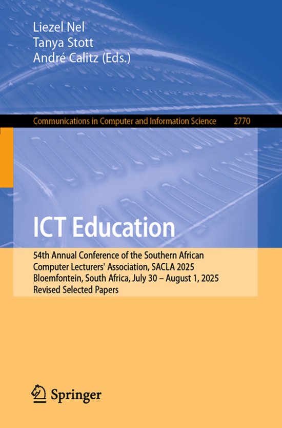 Communications in Computer and Information Science2770- ICT  ... - cover