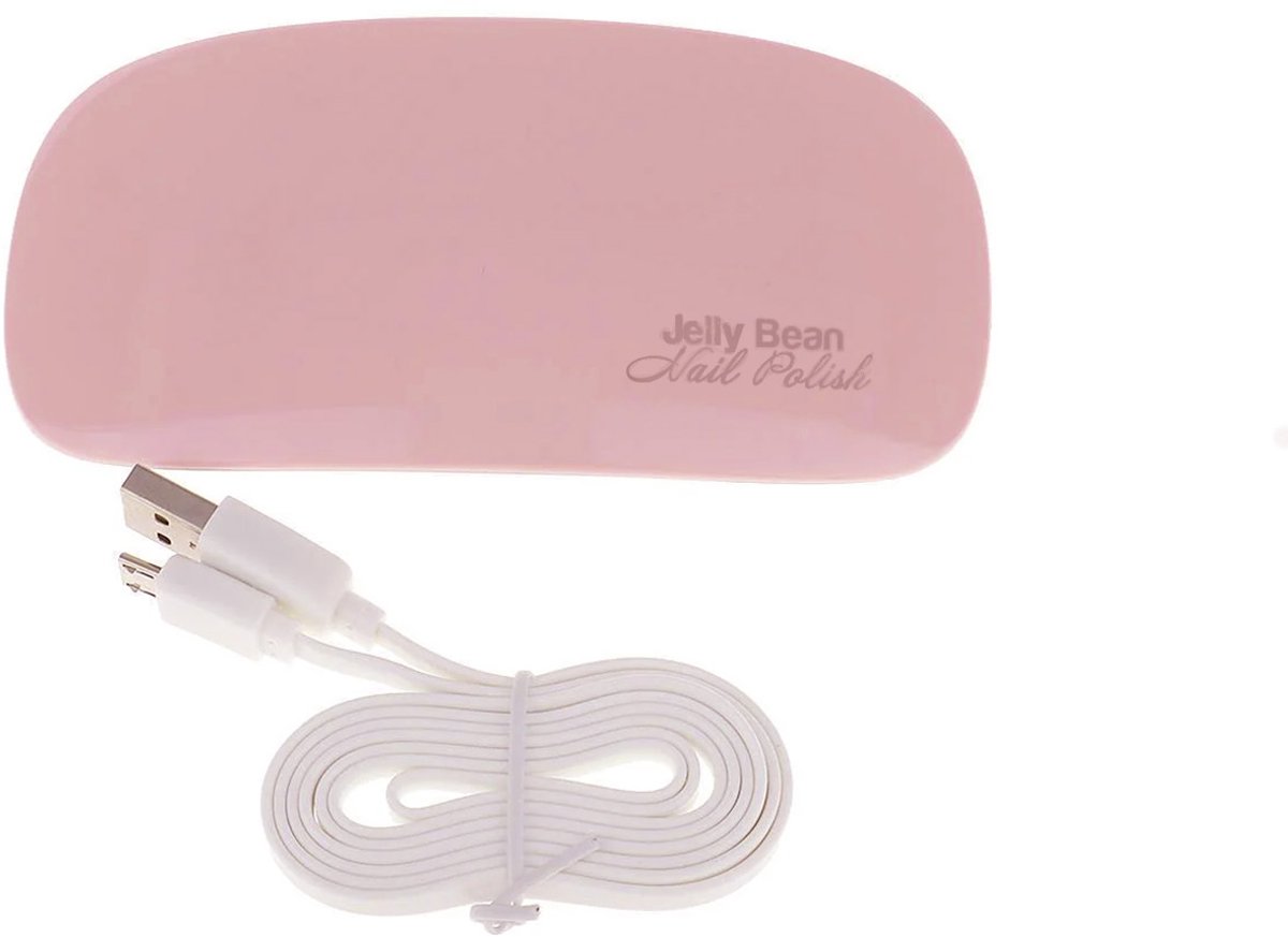Jelly Bean Nail Polish UV Lamp 6W Roze - Gel Nagellak Droger - mini UV nagellamp voor gel nagellak