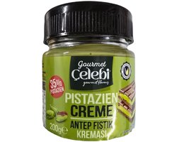 Celebi Pistache Creme - Pistachepasta - Pistache Spread - Dubai chocolade - pistache dubai - koekjes - pistache noten - dubai reep - 200gr