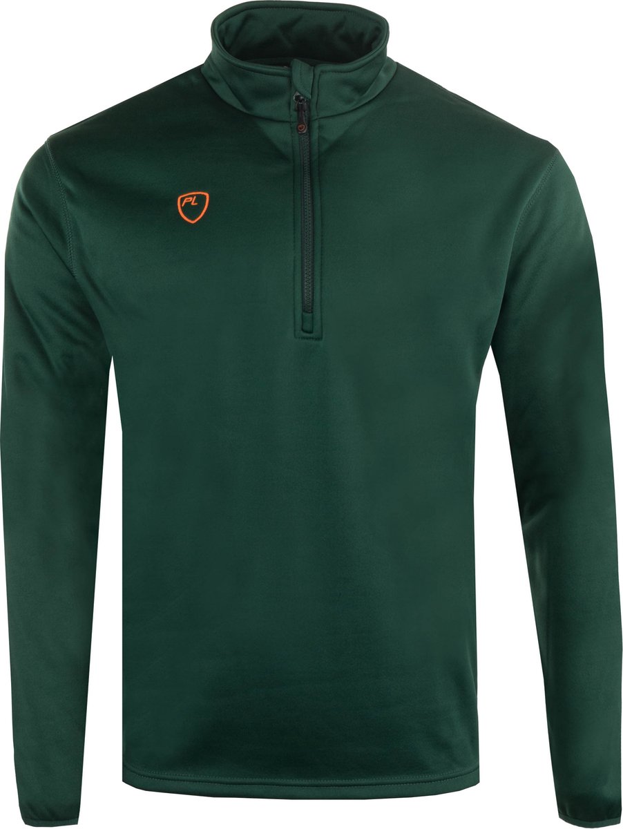 Herensweatshirt Playerlayer 1/4 Zip Midlayer Groen - M