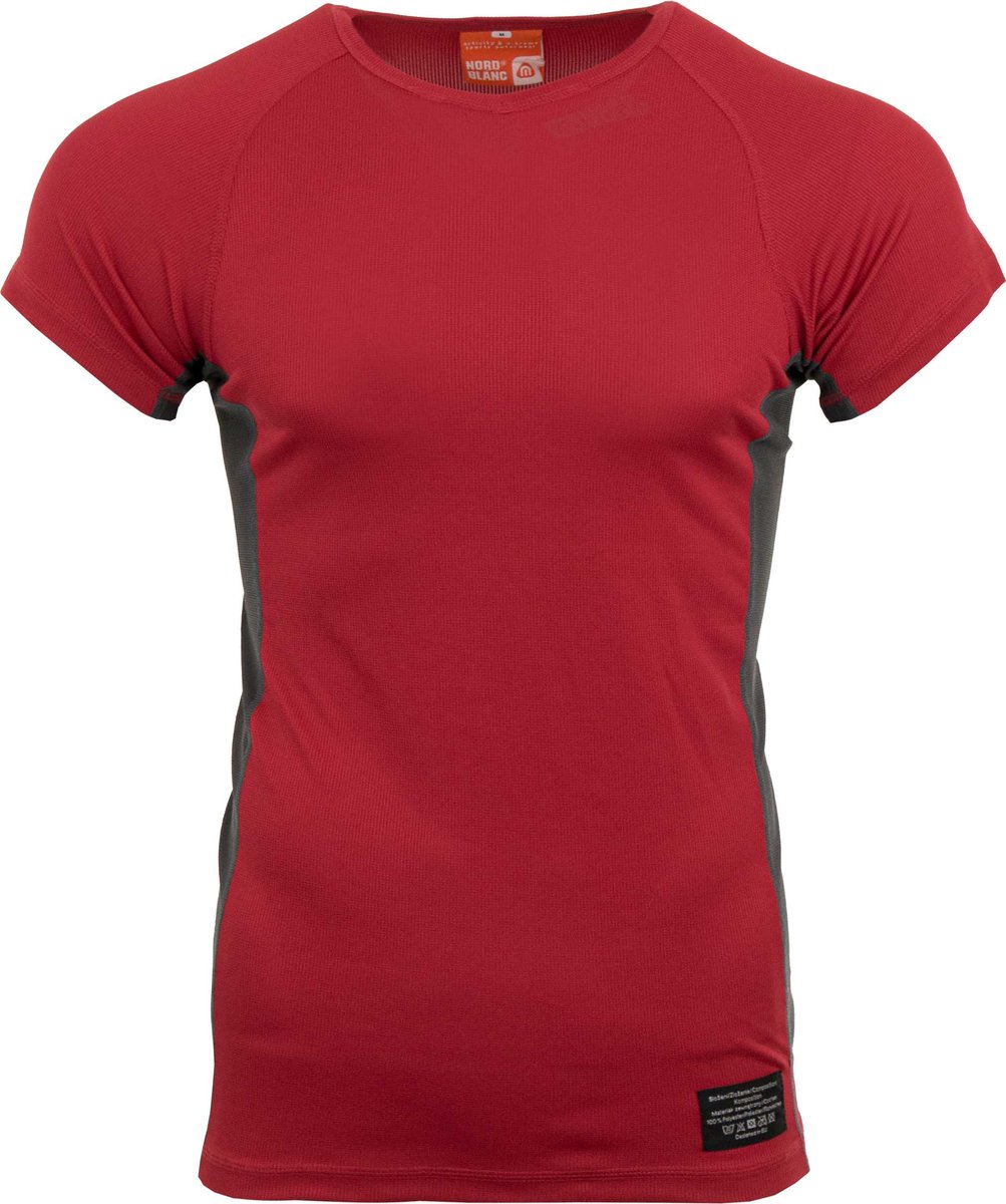 Nordblanc Functioneel Heren T-shirt Korte Mouw Rood - S