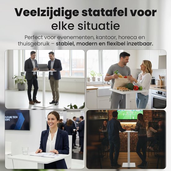 Tuintafel 101x68x72 cm kunststof wit kopen