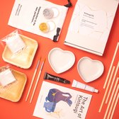 Endhokn Kintsukuroi Gold Repair Kit, beginners DIY Art Kit en Gift Set, 25 ml lijm om porselein, keramiek, gips en glas te verfraaien Endhokn Kintsukuroi Gold Repair Kit, beginners DIY Art Kit en Gift Set, 25 ml lijm om porselein, keramiek, gips en glas te verfraaien