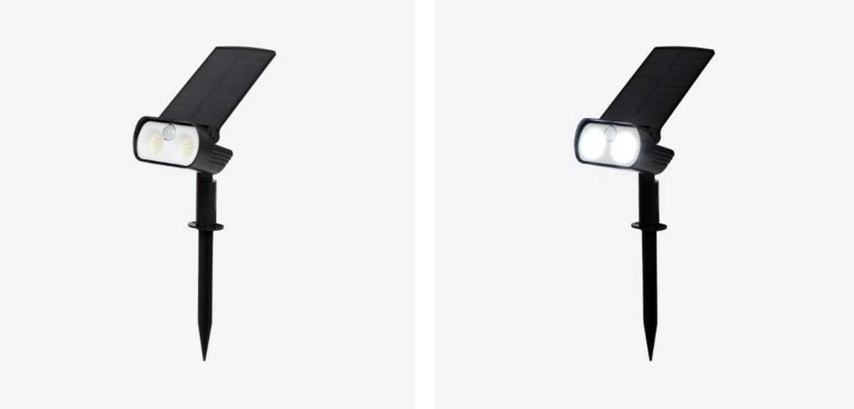 Solar tuinlamp met bewegingssensor - PER 2 stuk