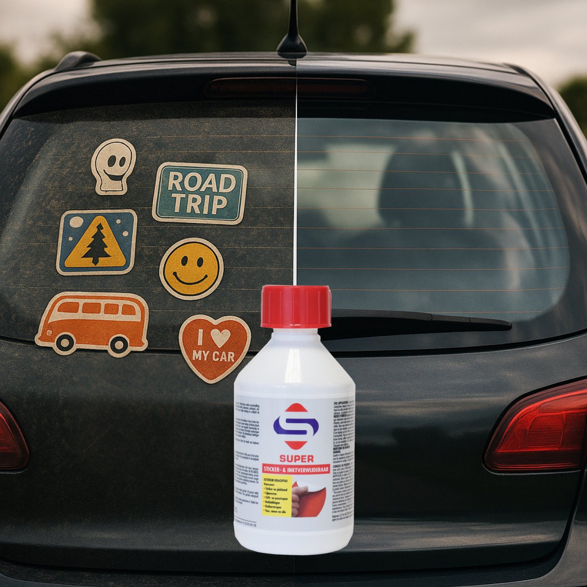 SuperCleaners Reiniger Super Sticker en inkt verwijderaar voor inkt, sticker, lijmresten,