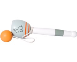 Speelgoedtopdeals - Houten Cup & Ball Konijn - Vangbalspel voor kinderen