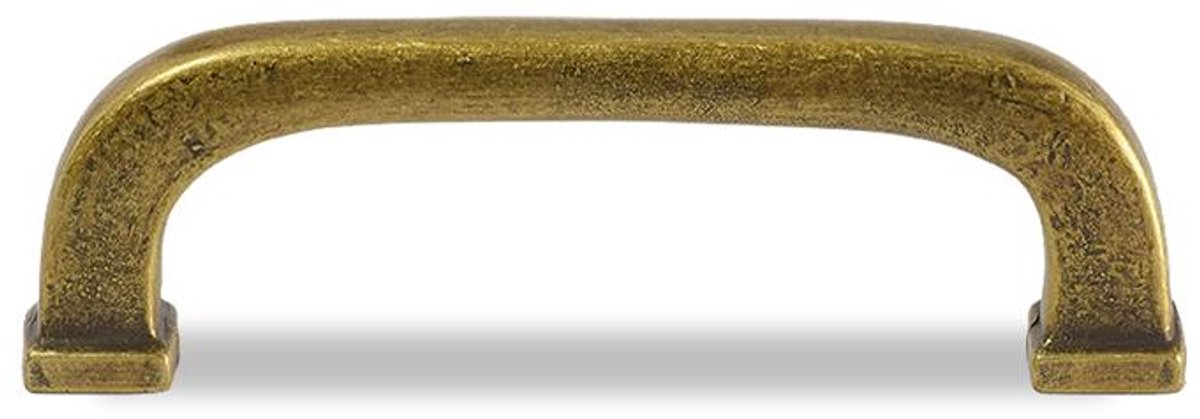 Meubelgreep oud messing - 96mm schroefafstand