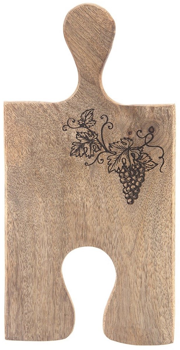 Orion - Snij- en Serveerplank - Mango Hout - 29,5x15cm - Decoratieve Vorm