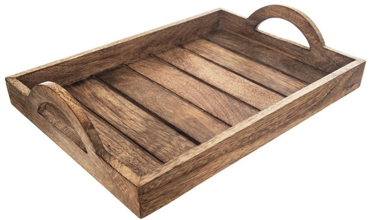 Orion - Serveerschaal - Hout Mangohout - 35,5x25,5 cm - Industrieel