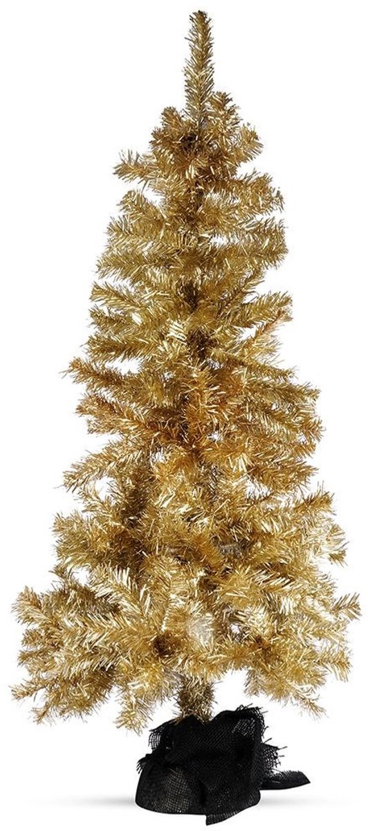 Ambiance - Tafelkerstboom - 120 - cm - gegalvaniseerd - goudkleurig