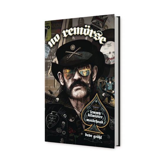 NO REMÖRSE: The Illustrated True Stories of Lemmy Kilmister ... - cover