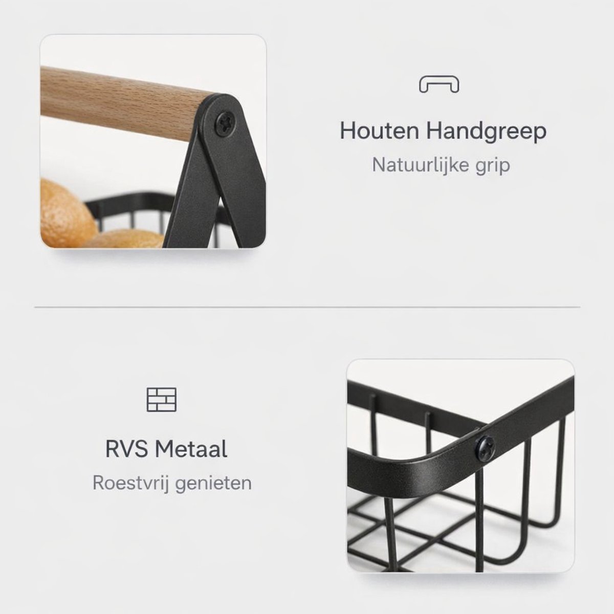 Fruitmand van Spieringstore® — cadeau in Koken & Dineren - foto 3