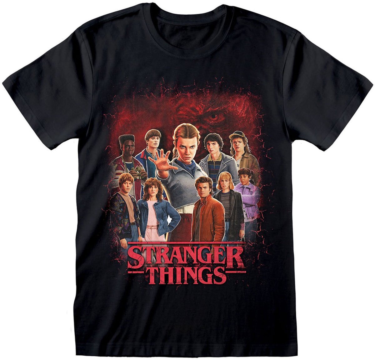 Stranger Things T-shirt - Vecna Character Collage L