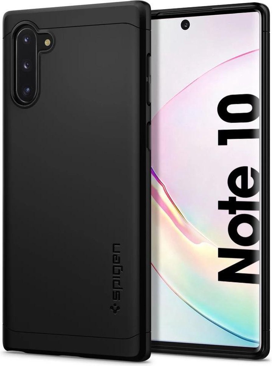 Spigen Thin Fit Classic Hoesje Samsung Galaxy Note 10 Zwart