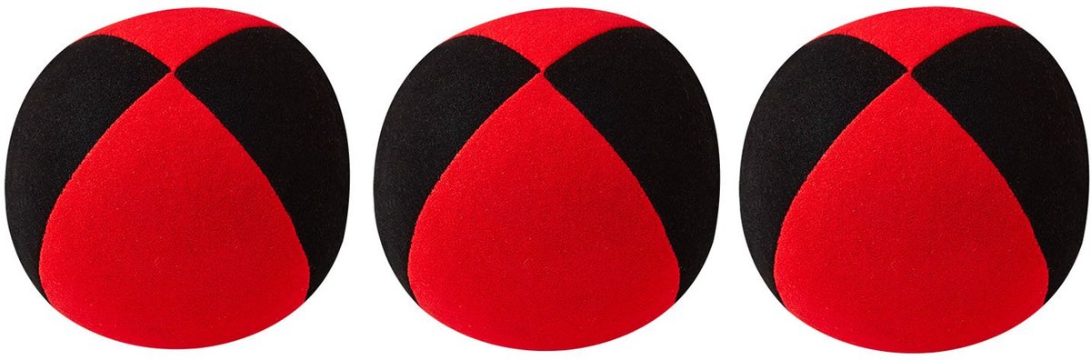 IMPERATORIS® Jongleerballenset - Zachte ballen voor beginners - Professioneel gewicht - Speelgoed voor kinderen en volwassenen - 3 stuks