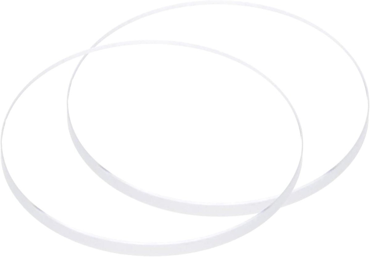 Transparante-Glazen-Horloges- Kristalglas- Mineraalglas- Reparatie- Horlogemakers- Vervangende- Reparatie- Geschikt voor- Heldere- Hoge Transparantie - Horloge Reparatie - Rond- 32mm Diameter - 2mm Dik - 2 stuks.