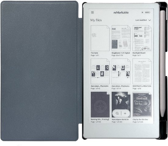 Goodline® - Hoesje geschikt voor de reMarkable Paper Pro Move (7,3") - Hard Cover / Slimfit Hoes / Sleepcover - Zwart van Merkloos — afbeelding 2