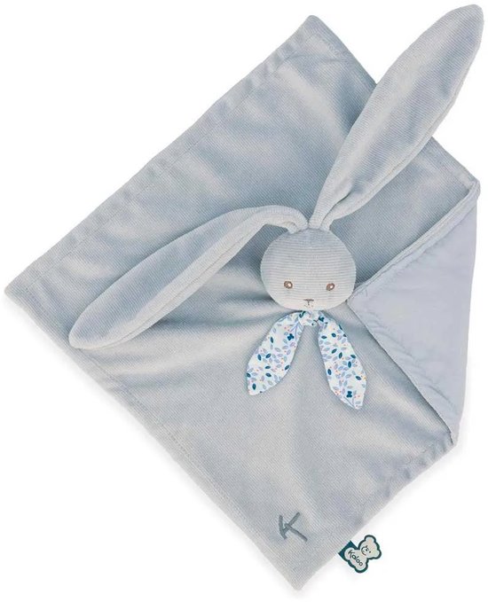 Kaloo Lapinoo - Knuffeldoek konijn - Blauw kleur — afbeelding 5